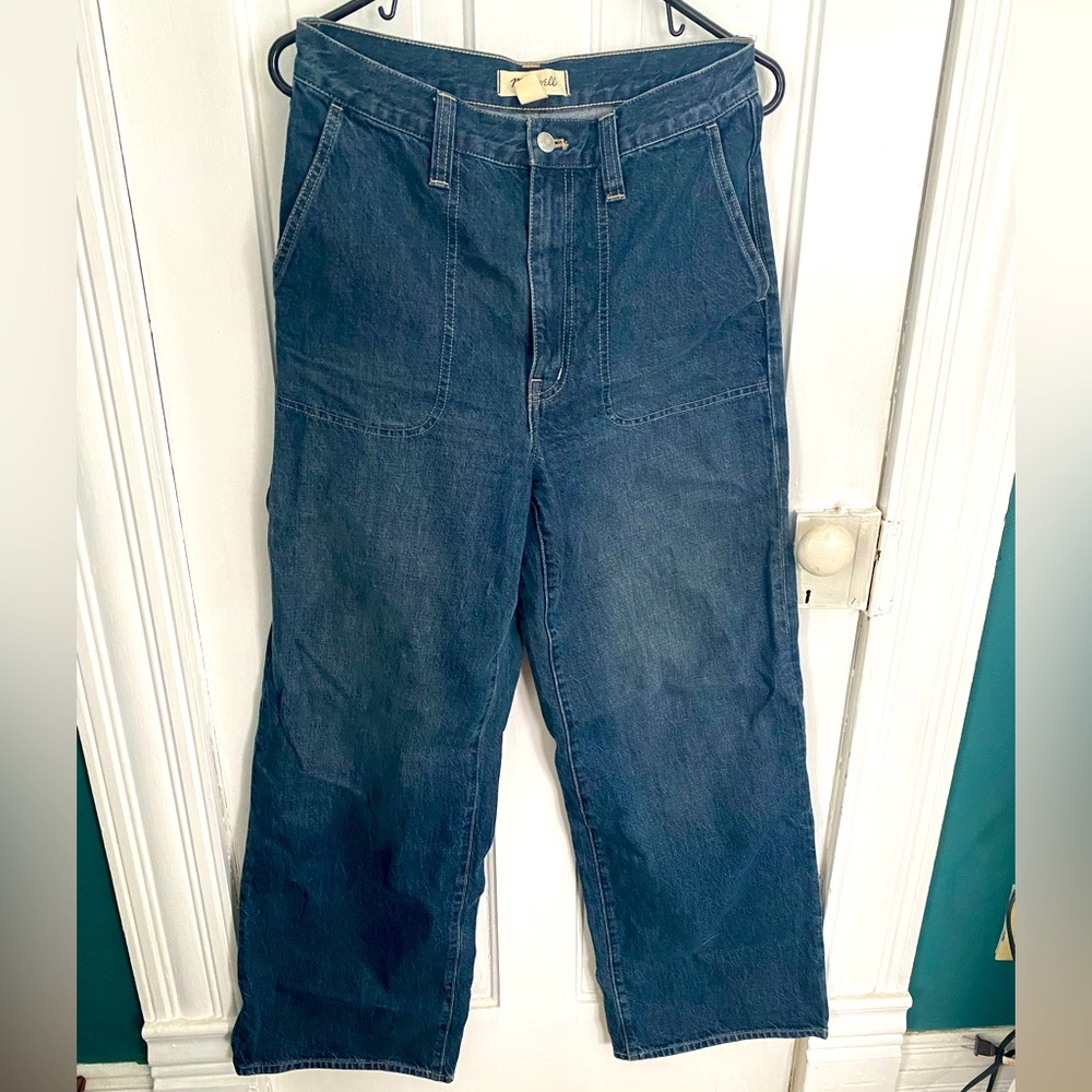 Madewell super wide leg jeans